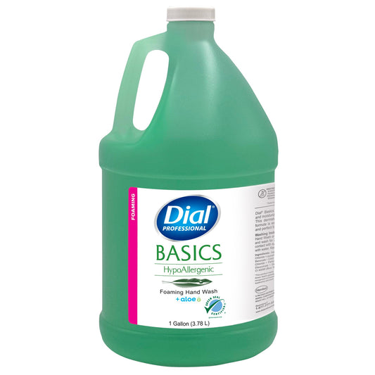 Dial Professional Basics Hypoallergenic Foaming Hand Wash, 1 Gallon Refill Bottle, 128 Fl Oz Beauty & Personal Care Dial