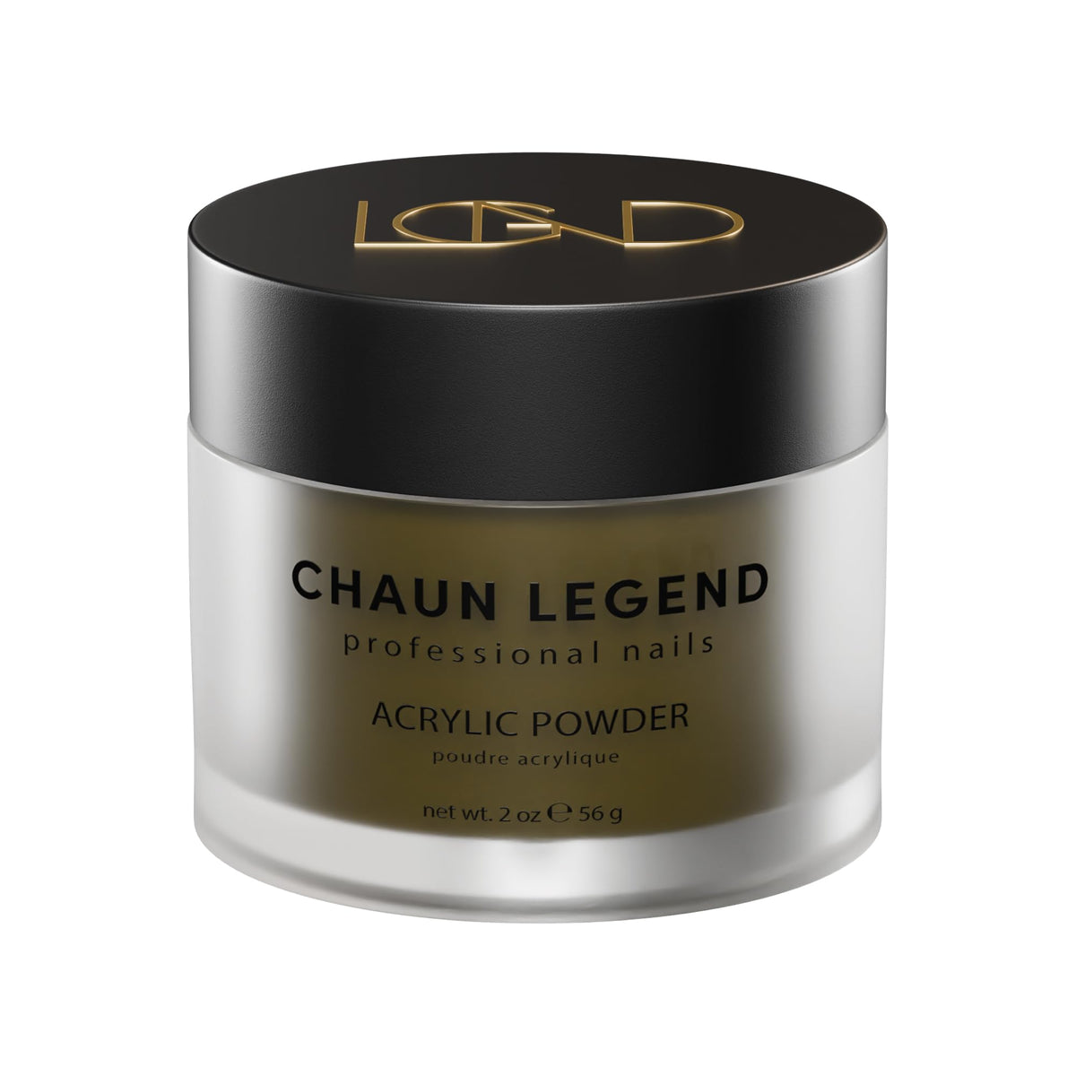 Chaun Legend Acrylic Powder, 2 Oz Long Lasting Salon Quality, Bubble Free, Self Leveling Professional Manicures, Fake Nails, Carving & Extensions