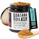 Unrefined Batana Oil for Hair Growth - Authentic & Organic Dr Sebi Batana Hair Mask from Honduras - Natural Hair Growth Oil - 4 Ounce Jar Beauty & Personal Care The-Mix-Up