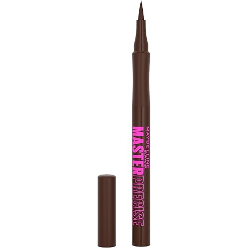 Maybelline Eyestudio Master Precise All Day Waterproof Liquid Eyeliner Makeup, Forest Brown, 1 Count (Packaging May Vary) Beauty & Personal Care MAYBELLINE