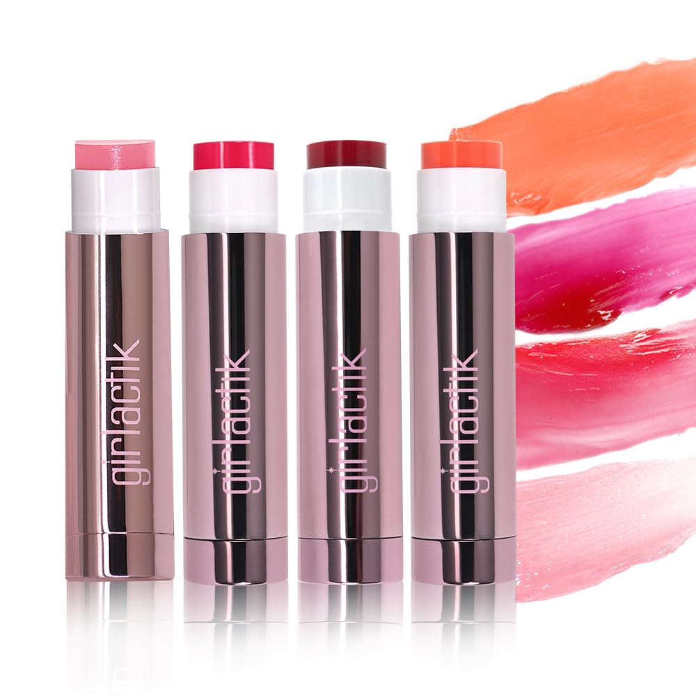Girlactik Jello Gloss Lip Balm - Hydrating Lip Gloss with Natural Shine, Pink Lemonade Scent, Moisturizing, and Smooth, Perfect for Everyday Lip Care Beauty & Personal Care Girlactik