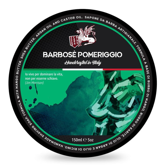 TFS Torino “Barb?sè Pomeriggio” Shaving Cream - 100 ml, Luxurious Made-in-Italy Cream with Coconut & Mint Fragrance, Rich Neutralizing Lather Beauty and Personal Care TCHEON FUNG SING