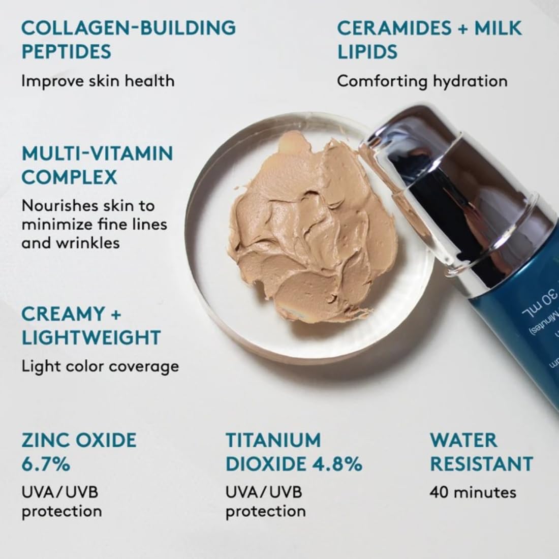 Colorescience Mineral Sunscreen Foundation, SPF 30, 1 Fl Oz, Light Beauty & Personal Care Colorescience