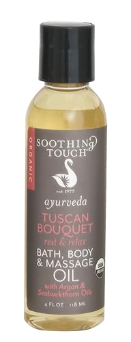 Soothing Touch Tuscan Bouquet Organic Bath, Body & Massage Oil, 4 Fl Oz Beauty & Personal Care Soothing Touch