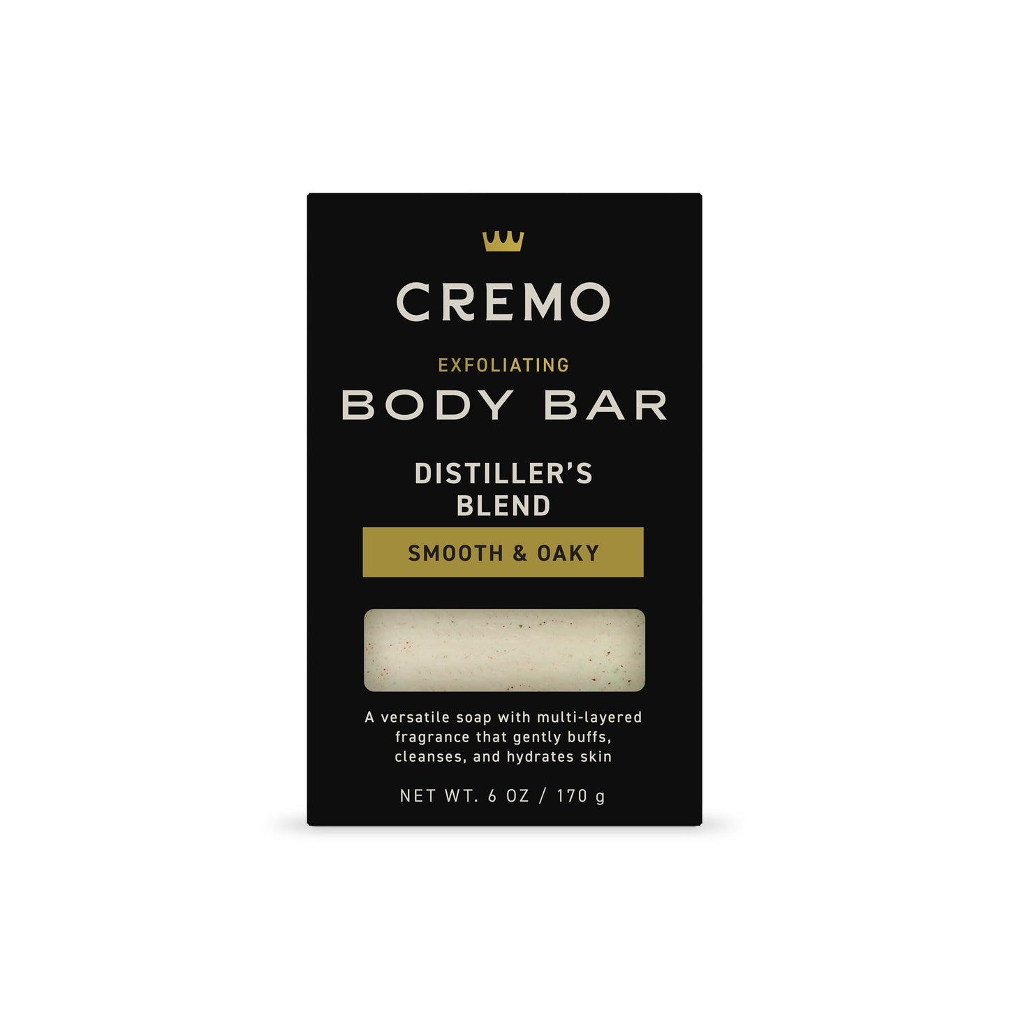 Cremo Exfoliating Body Bars Distiller's Blend - A Combination of Lava Rock and Oat Kernel Gently Polishes While Shea Butter Leaves Your Skin Feeling Beauty & Personal Care Cremo
