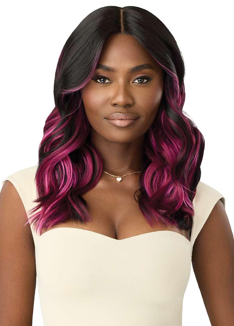 Outre Lace Front Wig - Color Bomb - CB 101 (1B/UL GOLDEN APRICOT)
