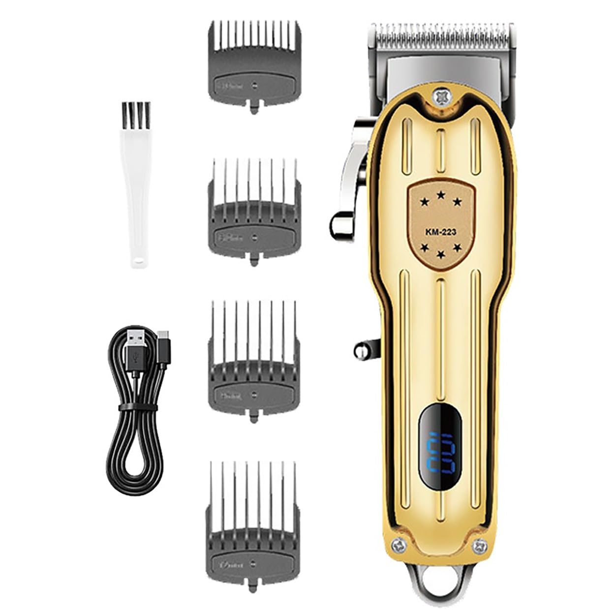 QDKVTNDJZ Mens Hair Clippers, Professional Barber for Cutting Cordless Corded Rechargeable Beard Trimmer for Men Beauty and Personal Care QDKVTNDJZ