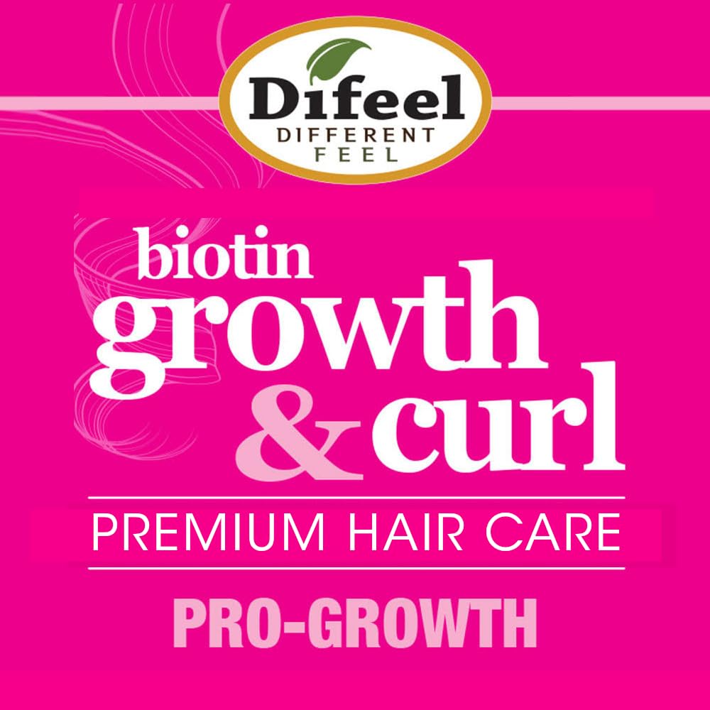 Difeel Biotin Growth & Curl Premium Hair Oil 2.5 oz. Beauty & Personal Care Difeel