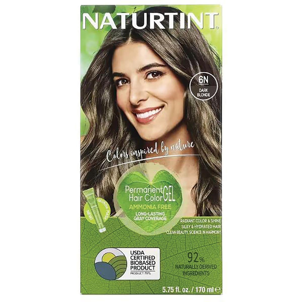 Naturtint Hair Color 6N Dark Blonde 1 Kit 5.28 fl.oz/150ml Beauty & Personal Care Naturtint