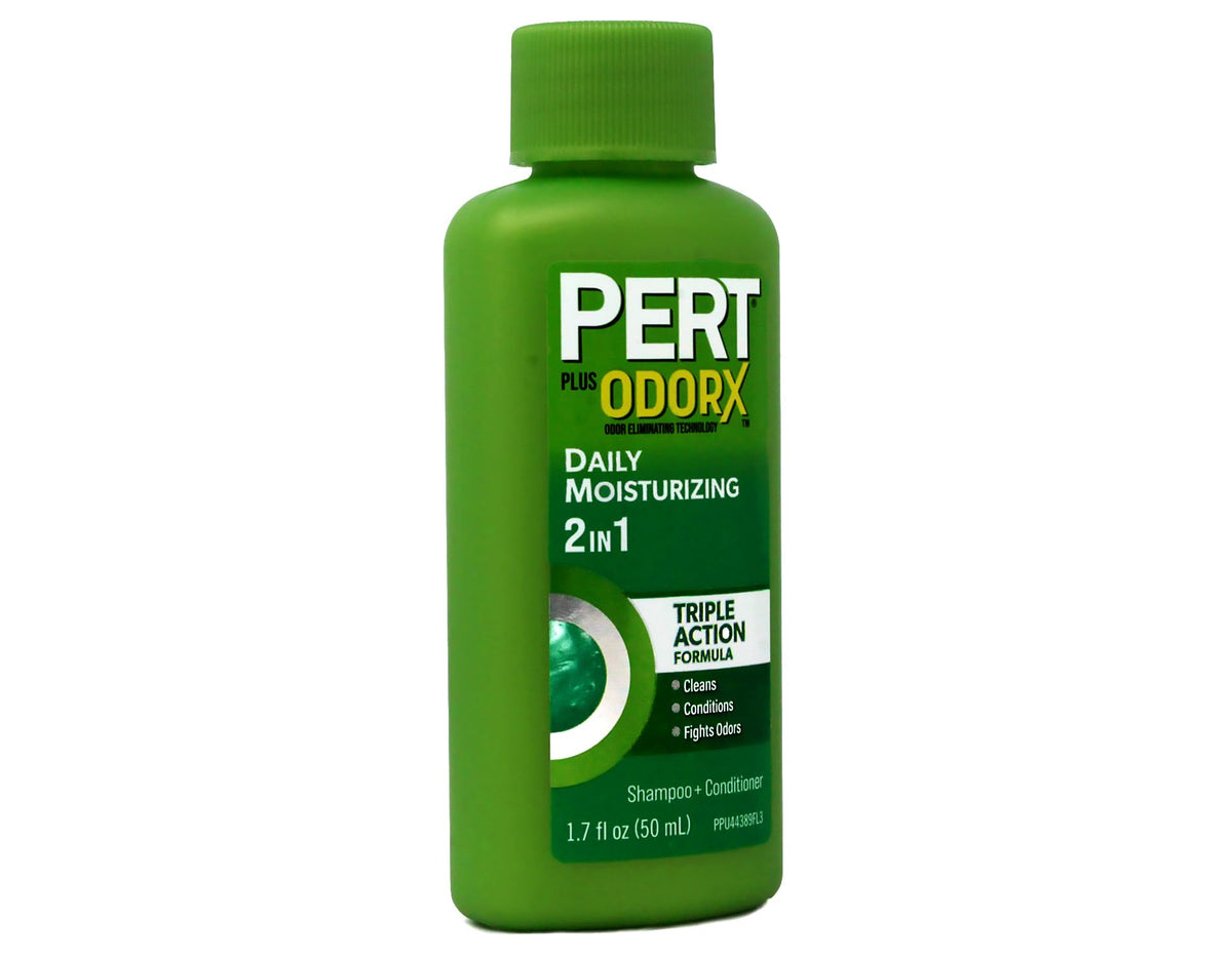 Pert Plus 2-in-1 Shampoo & Conditioner, Classic Clean 1.70 oz (Pack of 9)