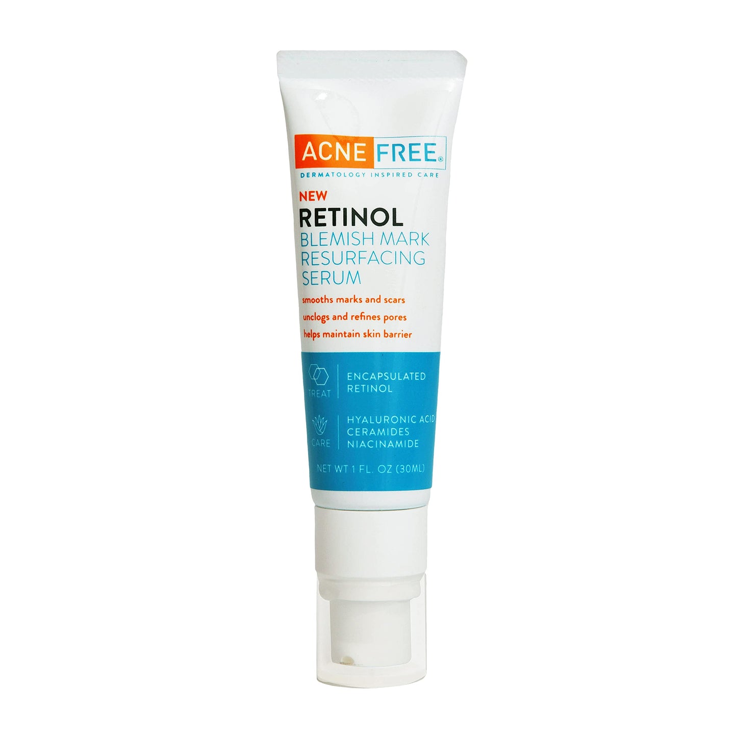 AcneFree Retinol Blemish Mark Resurfacing Serum with Hyaluronic Acid, and Niacinamide | Helps to Reduce the Appearance of Acne Marks | Redness Control Beauty & Personal Care AcneFree