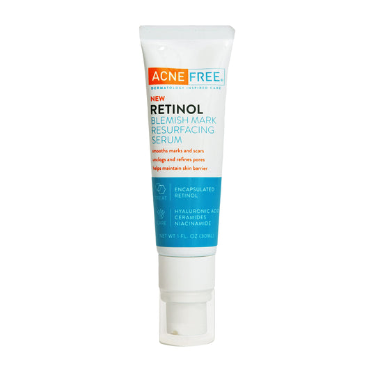 AcneFree Retinol Blemish Mark Resurfacing Serum with Hyaluronic Acid, and Niacinamide | Helps to Reduce the Appearance of Acne Marks | Redness Control Beauty & Personal Care AcneFree