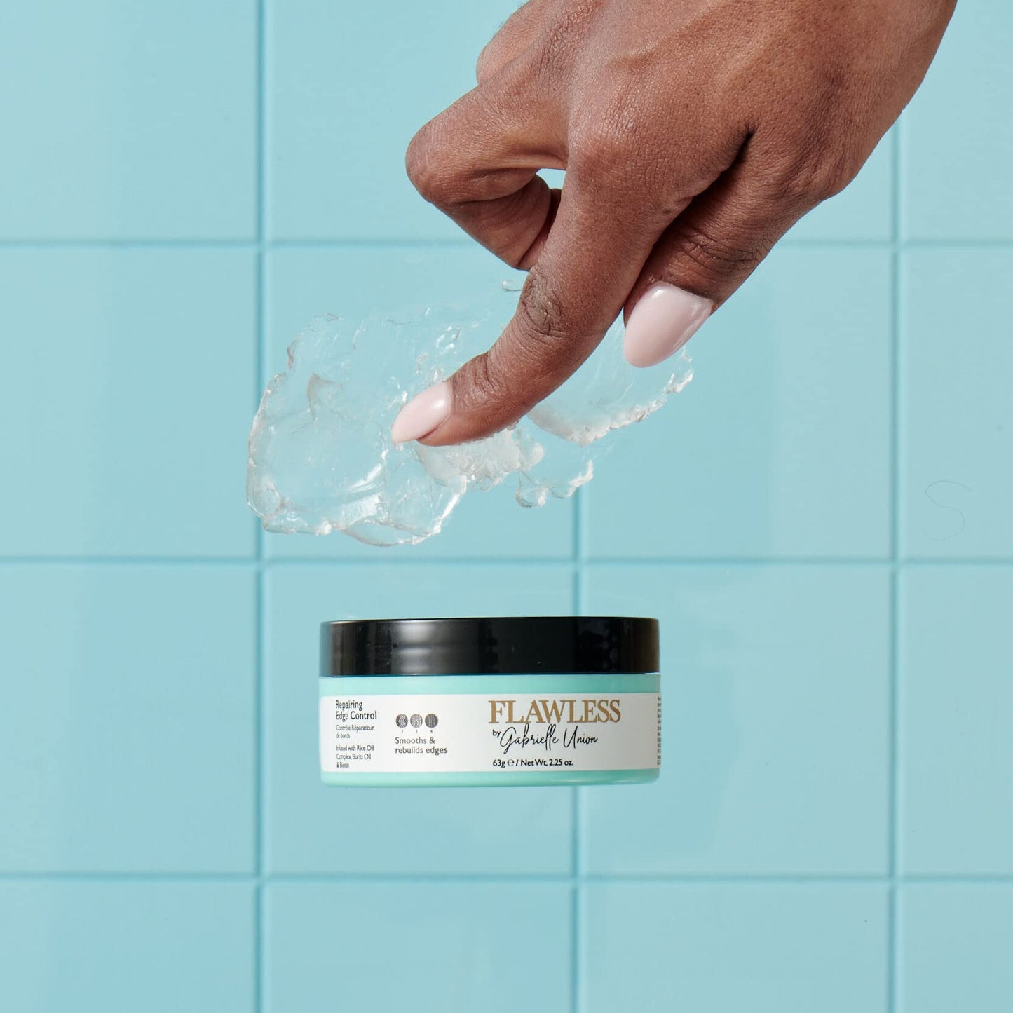 Flawless by Gabrielle Union - Repairing Edge Control, with Biotin and Rice Oil Complex for Curly and Coily Hair, 2.25 OZ Beauty & Personal Care Flawless by Gabrielle Union