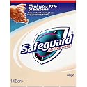 Safeguard 14 bars 4 ounce (113 gram) each beige washes away bacteria antibacterial soap bar Beauty & Personal Care Safeguard