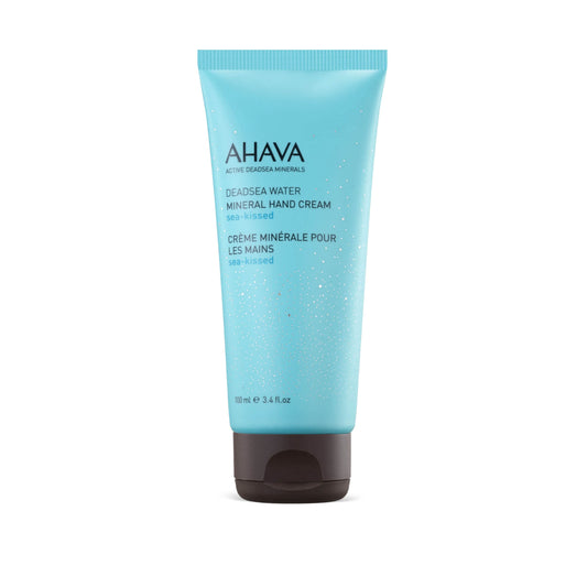 AHAVA Dead Sea Water Mineral Hand Cream, Sea-Kissed - Hand Moisturizer For Dry Cracked Hands, Light & Fast Absorbing, Enriched with Dead Sea Mineral Beauty & Personal Care AHAVA