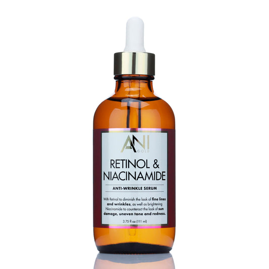 Anigold Retinol + Niacinamide Facial Serum Anti Aging Moisturizer Skin Care Booster For Face, Retinol Skincare Serum Reduces Appearance Of Wrinkles Beauty & Personal Care ANIGOLD