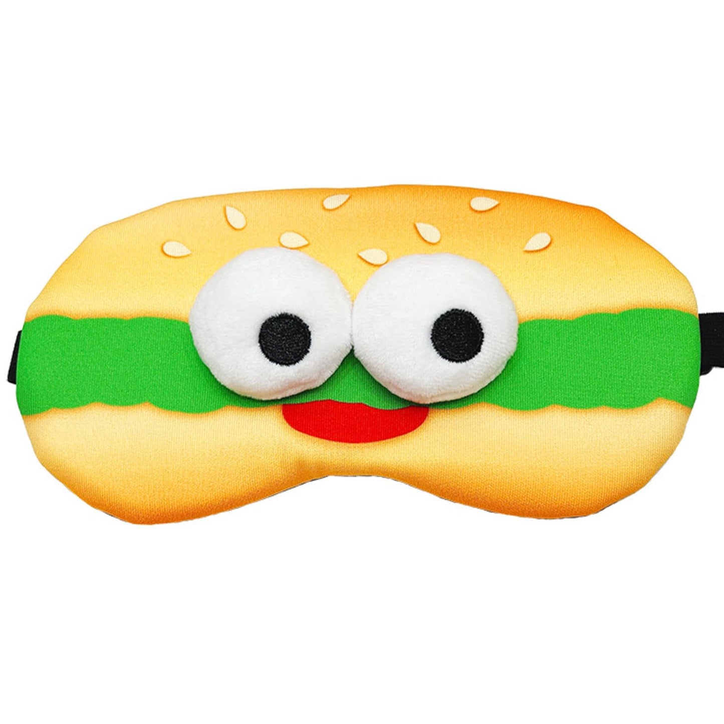 Funny Hamburger Printing Sleeping Eye mask Student Children's Lunch Break Shading Special Eye mask Funny Beauty & Personal Care UPgLow