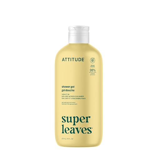 ATTITUDE Body Wash, EWG Verified Shower Gel, Dermatologically Tested, Plant and Mineral-Based, Vegan Personal Care Products, Earl Grey & Fresh Beauty & Personal Care BIO SPECTRA ATTITUDE