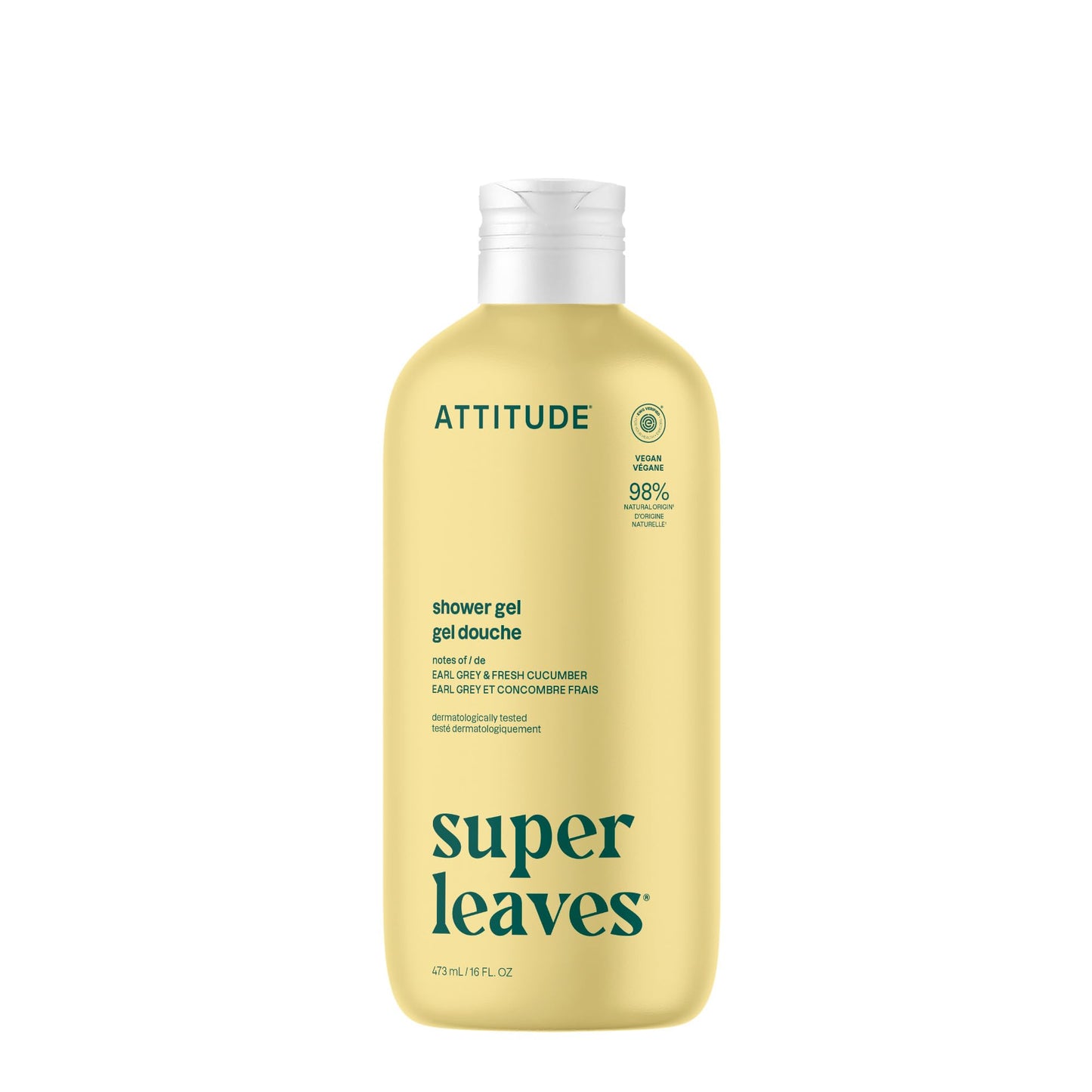 ATTITUDE Body Wash, EWG Verified Shower Gel, Dermatologically Tested, Plant and Mineral-Based, Vegan Personal Care Products, Earl Grey & Fresh Beauty & Personal Care BIO SPECTRA ATTITUDE