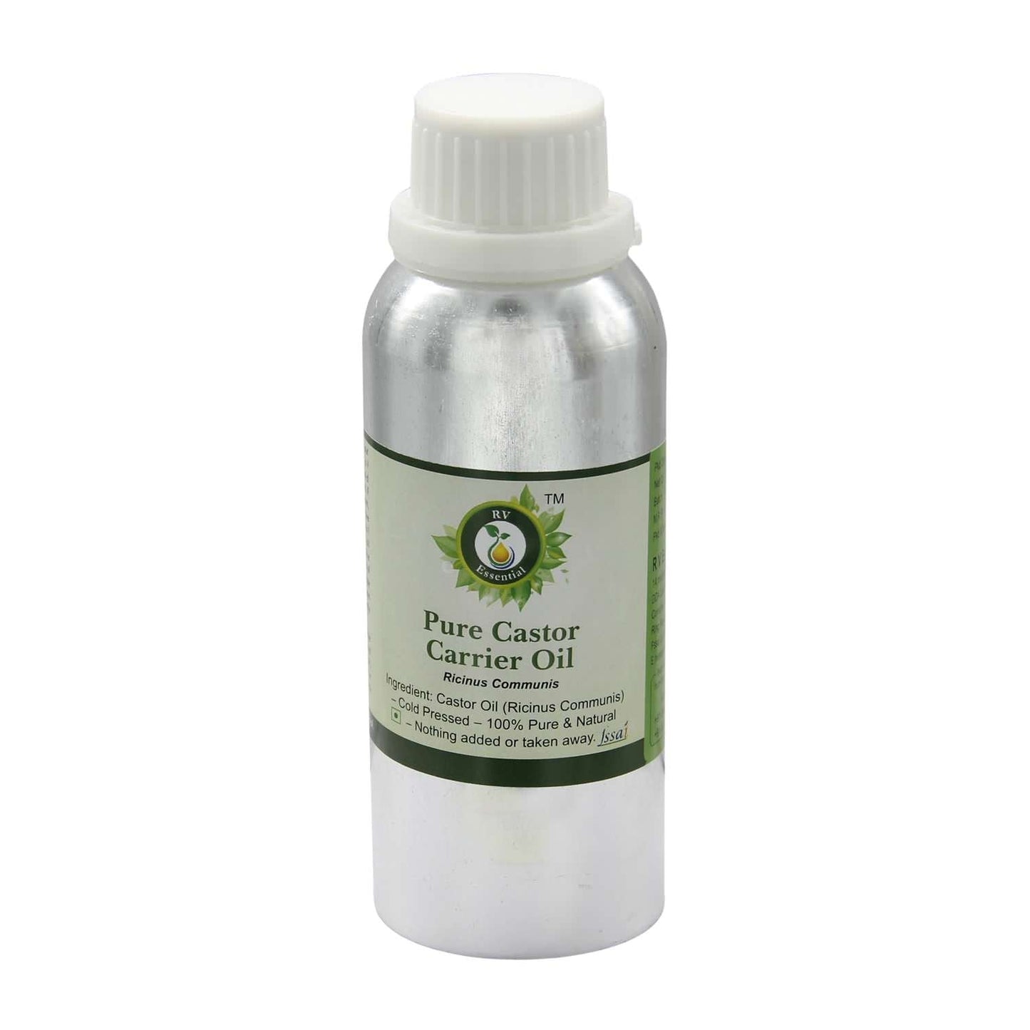 R V Essential Pure Castor Carrier Oil 1250ml (42oz)- Ricinus Communis (100% Pure & Natural Cold Pressed) Beauty and Personal Care R V Essential