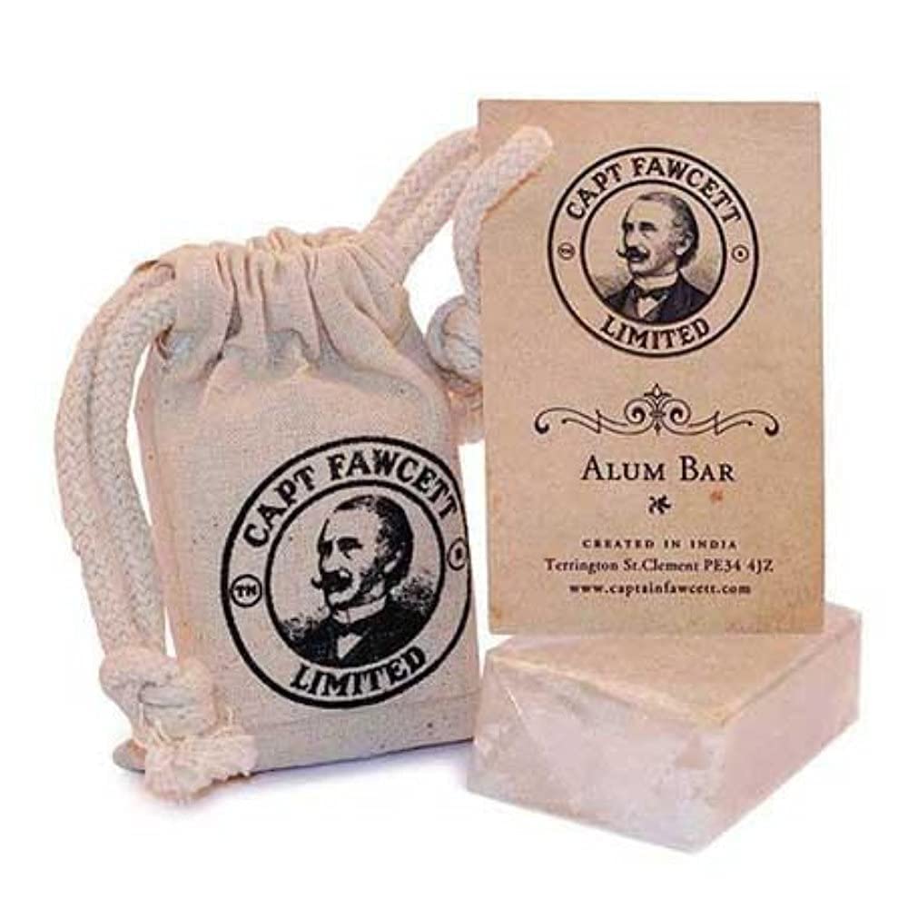 Captain Fawcett's Traditional Alum Bar (90g/3.17oz)- Handcrafted with natural minerals, for healing process caused bynicks and bumps., Great Beauty and Personal Care CAPTAIN FAWCETT