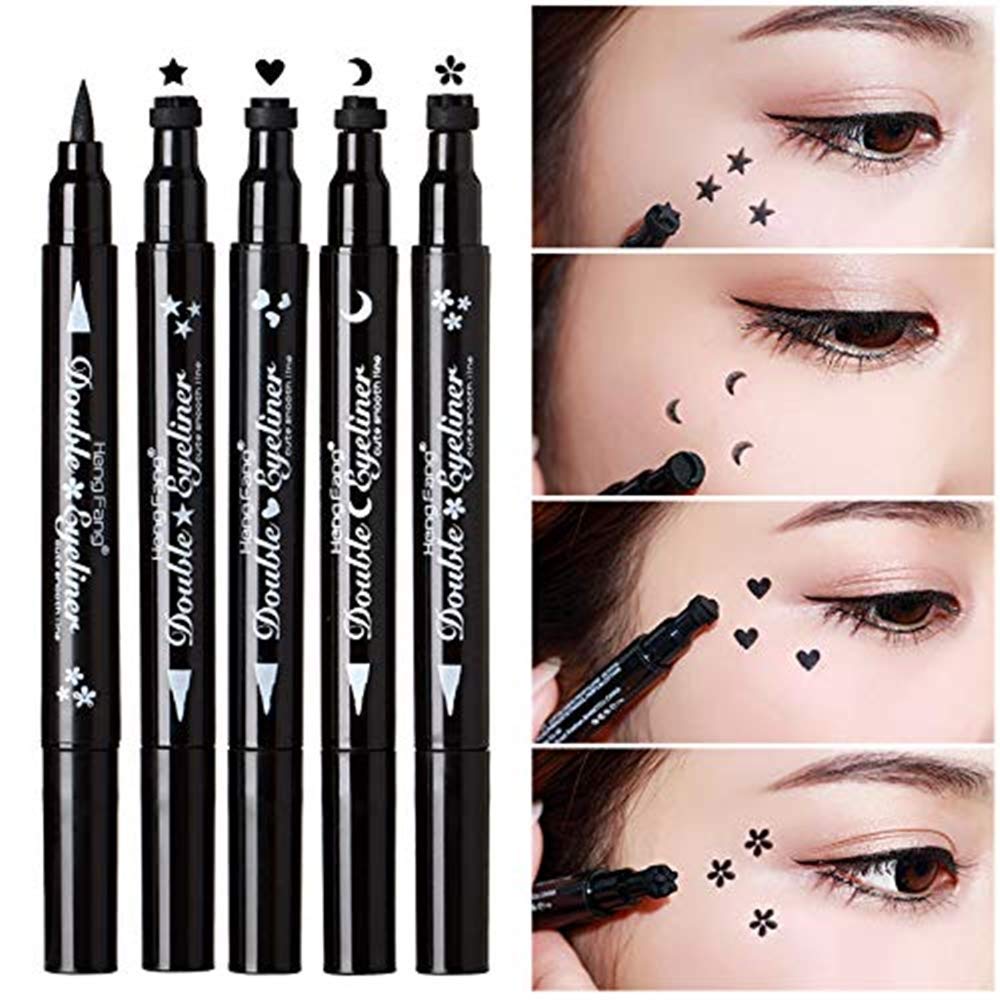 LGSZGDCN Double-headed Eyeliner Stamp Winged,Waterproof and Smudge proof 4 Pens Eyeliner Stamp. Perfect Wing Cat Eye Stamp, Long Lasting Liquid Eye Beauty & Personal Care LGSZGDCN