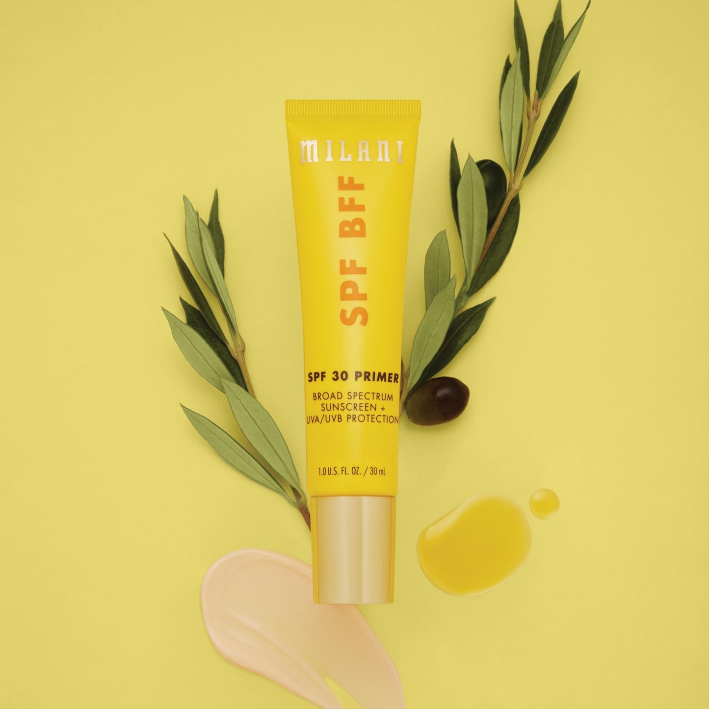 Milani Face Primer for Makeup - SPF BFF Primer with Broad Spectrum Sunscreen SPF 30 UVA UVB Protection, 1.0 Fl. Oz Beauty & Personal Care Milani