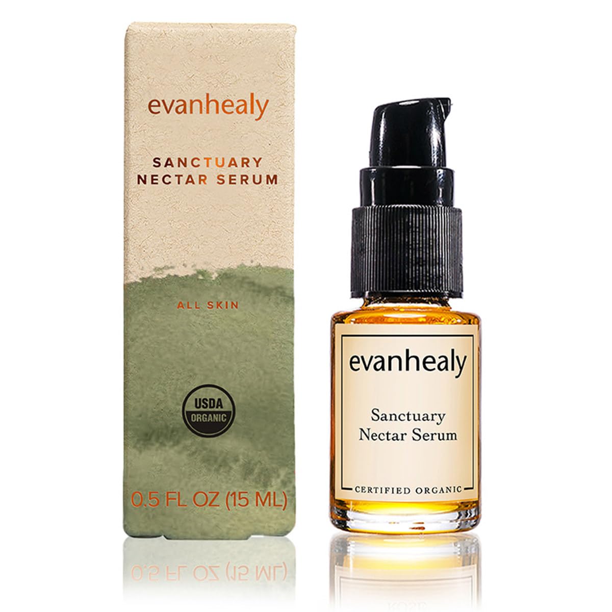 evanhealy Sanctuary Nectar Serum | Organic Essential Oil Free Facial Serum for Sensitive Skin | Topical Multi-Omega for Skin Beauty & Personal Care evanhealy