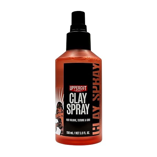 UPPERCUT DELUXE Clay Spray for Men, 5.0 oz - Texturizing Volume Spray with Natural Matte Finish - For Medium to Long Hair - Adds Grit, Thickness Beauty & Personal Care UPPERCUT DELUXE