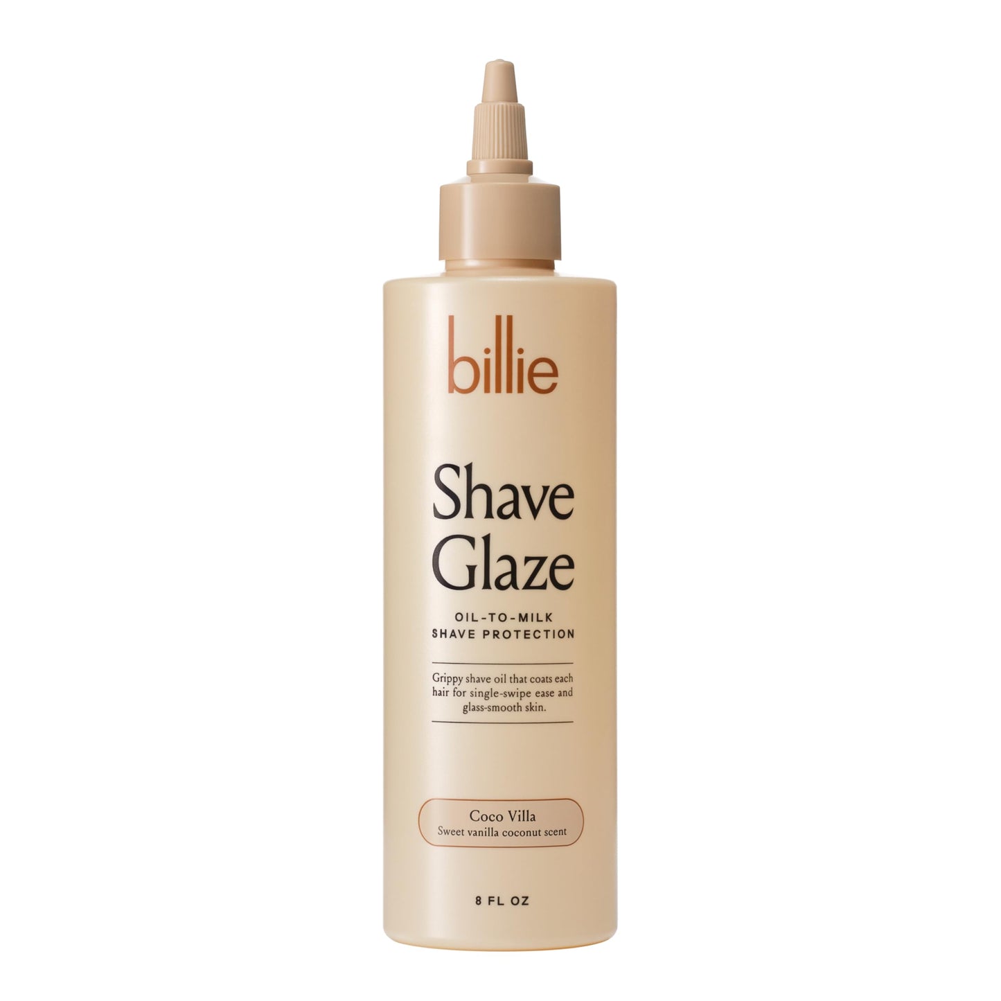 Billie Shave Glaze - Shaving Oil - Oil-to-milk shave protection - Coco Villa scent - 8oz Beauty and Personal Care Billie Default Title
