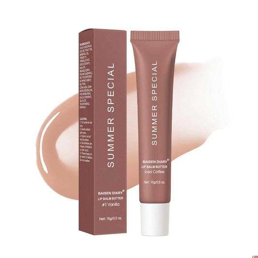 BAISEN DIARY Summer Special Lip Butter Balm - Ultra-Hydrating, Nourishing Lip Care with Natural Ingredients, Shea Butter & Olive Butter, Soothes Beauty and Personal Care BAISEN DIARY