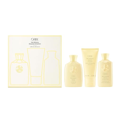 Oribe Hair Alchemy Discovery Travel Set - Prevents Breakage & Strengthens Weak, Fragile Hair - Hydrates & Softens - Strengthening Shampoo (2.5 oz) Beauty & Personal Care ORIBE