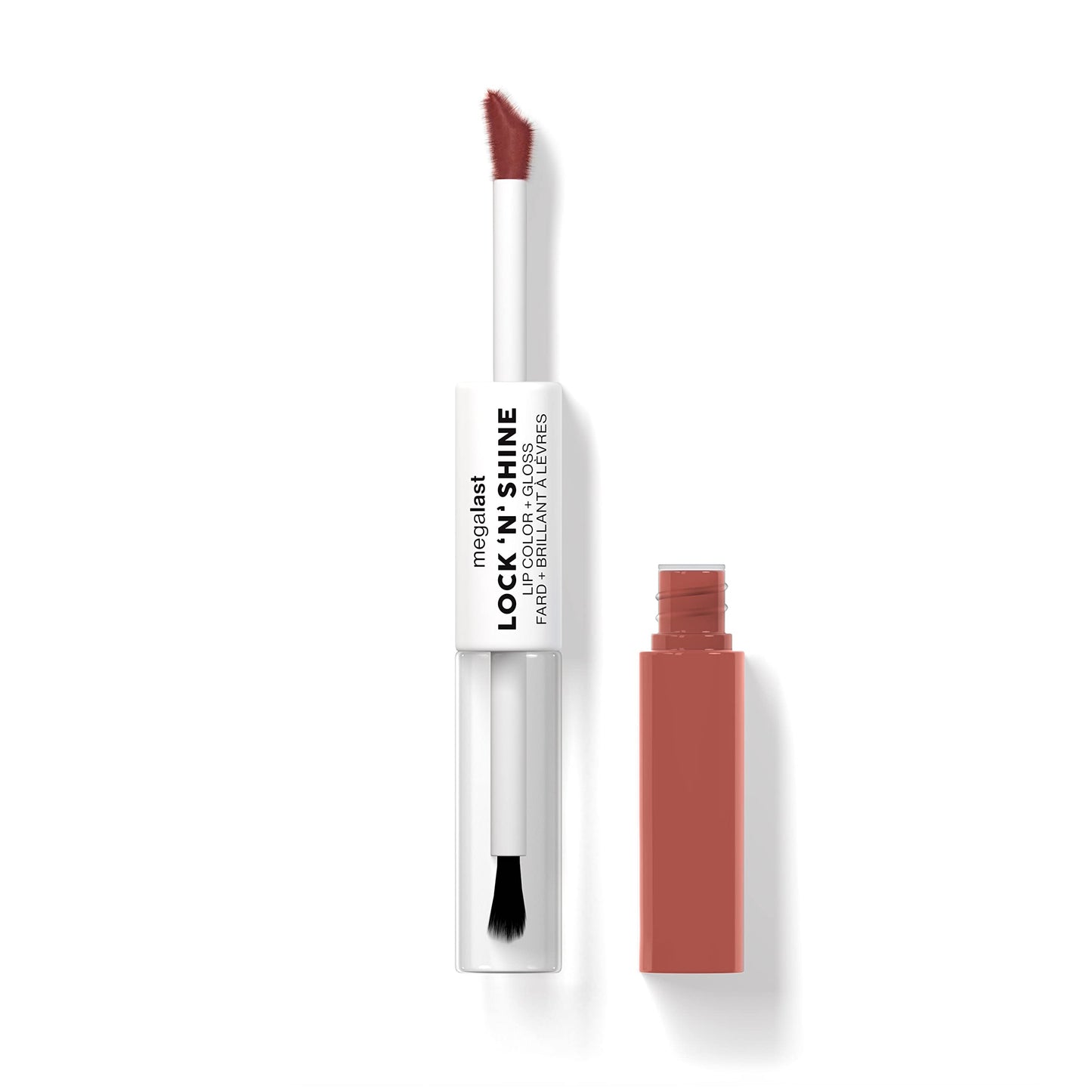 wet n wild Megalast Lock 'N' Shine Lip Color + Gloss Nude Illusion Beauty & Personal Care wet n wild