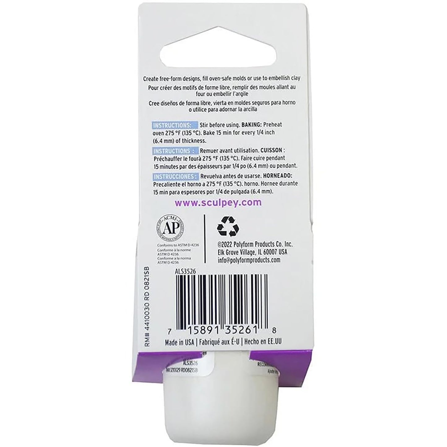 Polyform Sculpey Bake & Bond 2oz, Multicolor (PFM13037) Beauty & Personal Care Sculpey