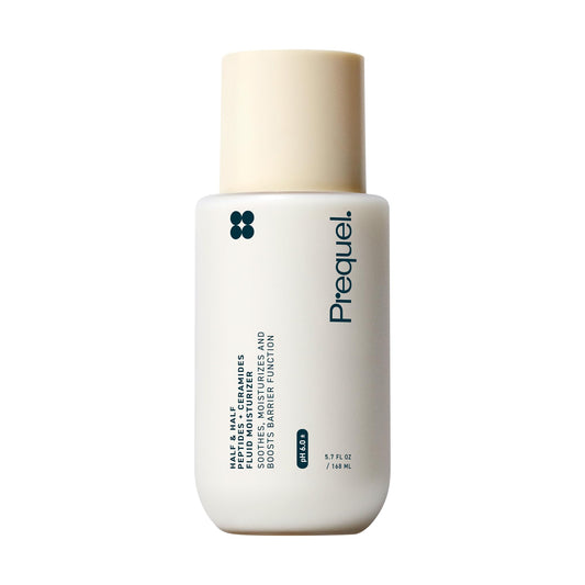 Prequel Skin Half and Half Fluid Moisturizer Face Cream. Lightweight Ceramide Peptide Lotion for All Skin Types, including Dry and Sensitive Beauty and Personal Care Prequel Default Title