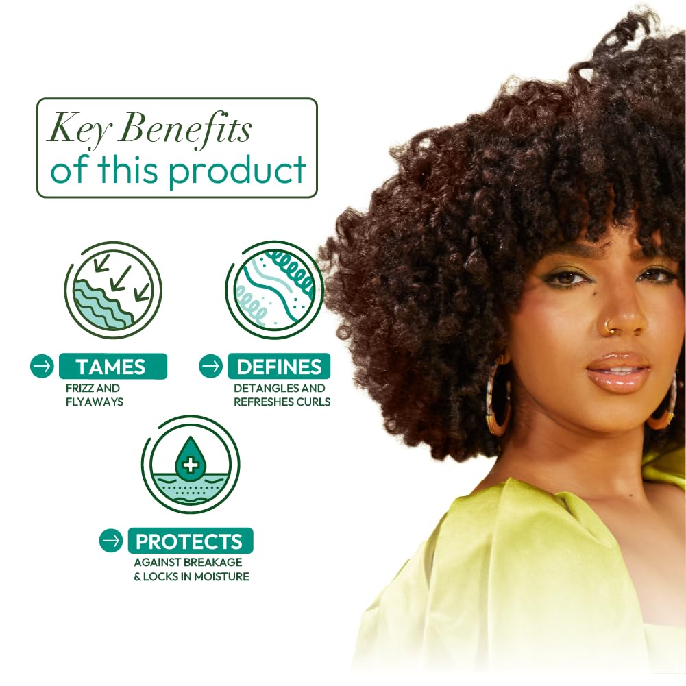 Olive Oil Max Moisture Super Soft Style Curl Defining Mousse infused with Rice Water & Electrolytes for Supercharged Hydration & Growth (7.0 oz) Beauty & Personal Care ORS