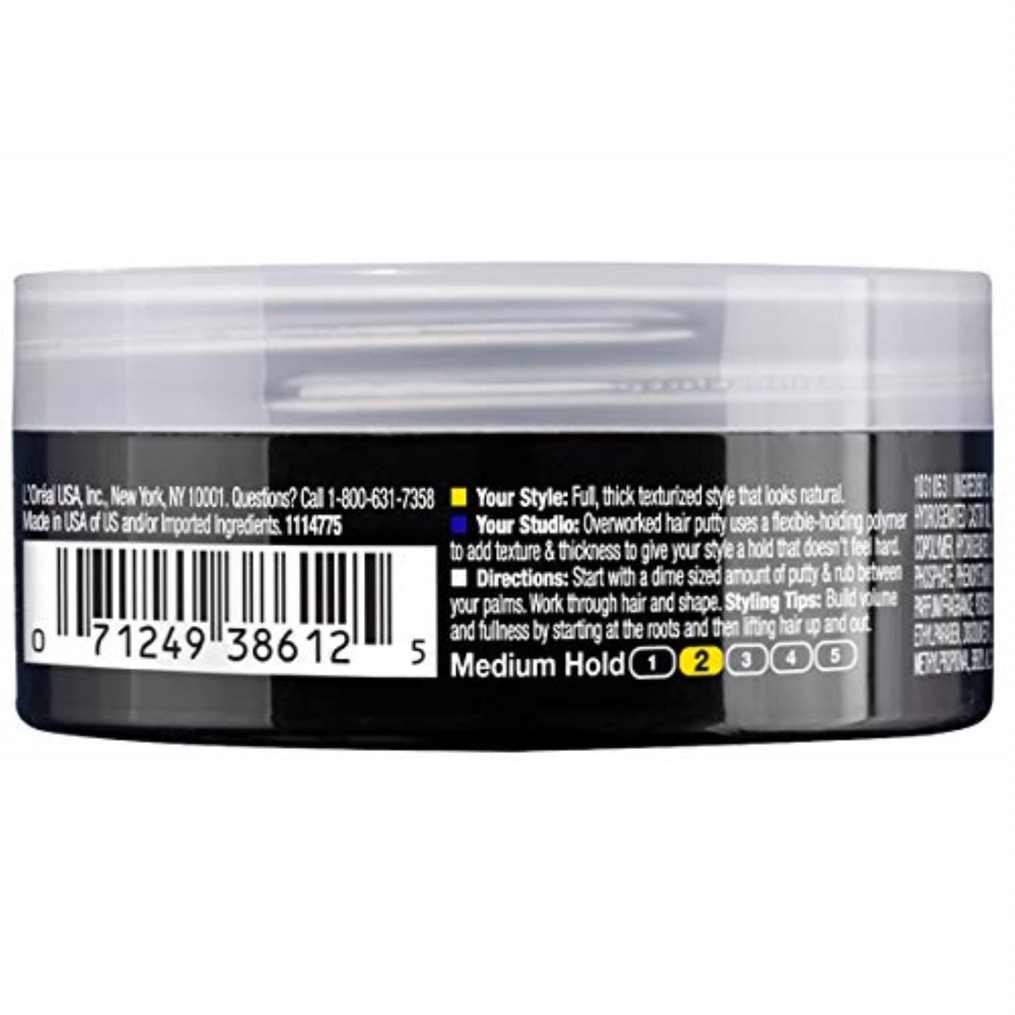 L'oreal Paris Studio Line Texture and Control Overworked Hair Putty 1.7 Oz (3 Pack) Beauty & Personal Care L'Oreal Paris