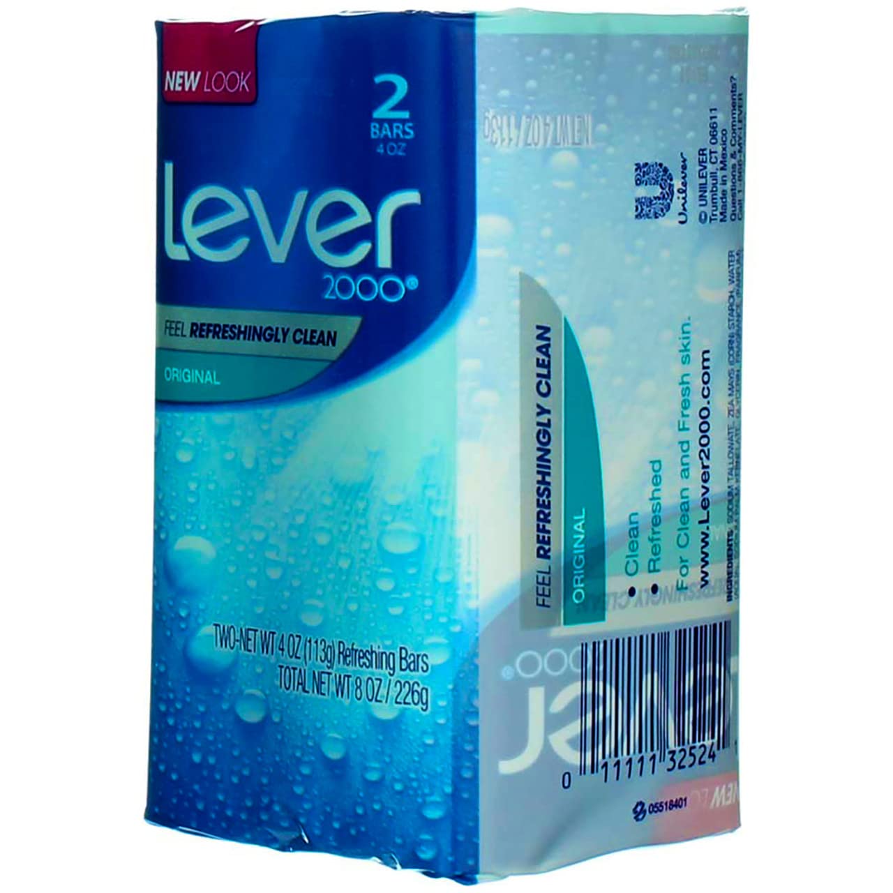 Lever 2000 Original Refreshing Bar Soap, 4 oz bars, 2 ea (Pack of 3) Beauty & Personal Care Lever 2000