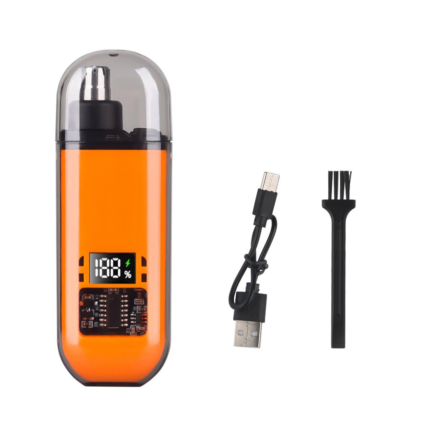 ZHIIDIAN Electric Mini USB Rechargeable Nose Hair Trimmer with Waterproof Washable Head Beauty and Personal Care ZHIIDIAN
