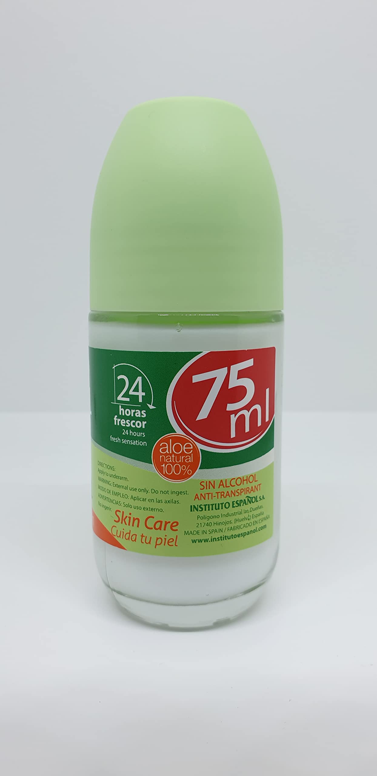 SPANISH INSTITUTE ROLLON 75ML DEODORANT ALOE VERA Beauty and Personal Care Instituto Español