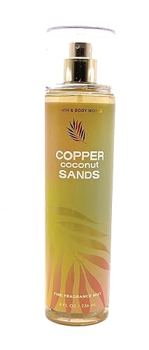 Bath & Body Works Copper Coconut Sands Fine Fragrance Mist 8 Fluid Ounce Spray Beauty & Personal Care Bath & Body Works