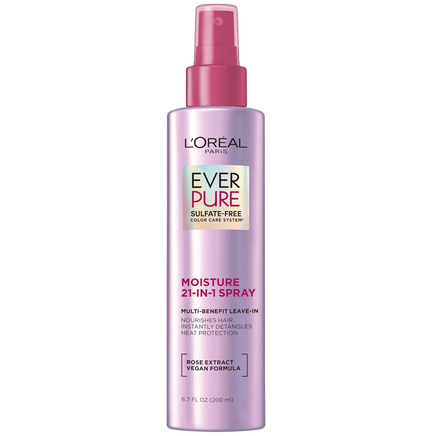 L'Oreal Paris 21-in-1 Leave In Conditioner Spray, Sulfate Free, Vegan, EverPure 6.8 fl oz Beauty & Personal Care L'Oreal Paris