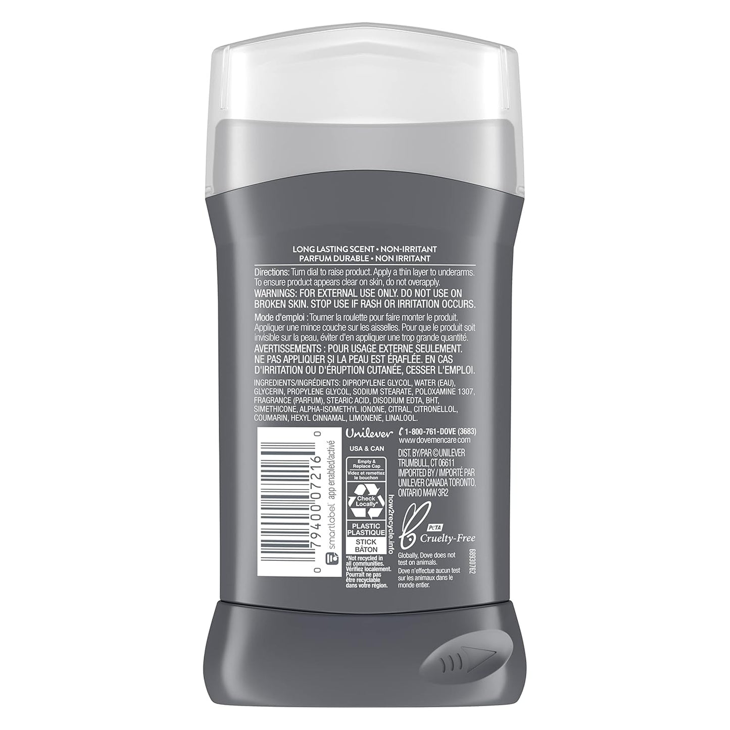 Dove Men+Care Deodorant Clean Comfort - 3 oz, Pack of 2 Beauty and Personal Care Dove
