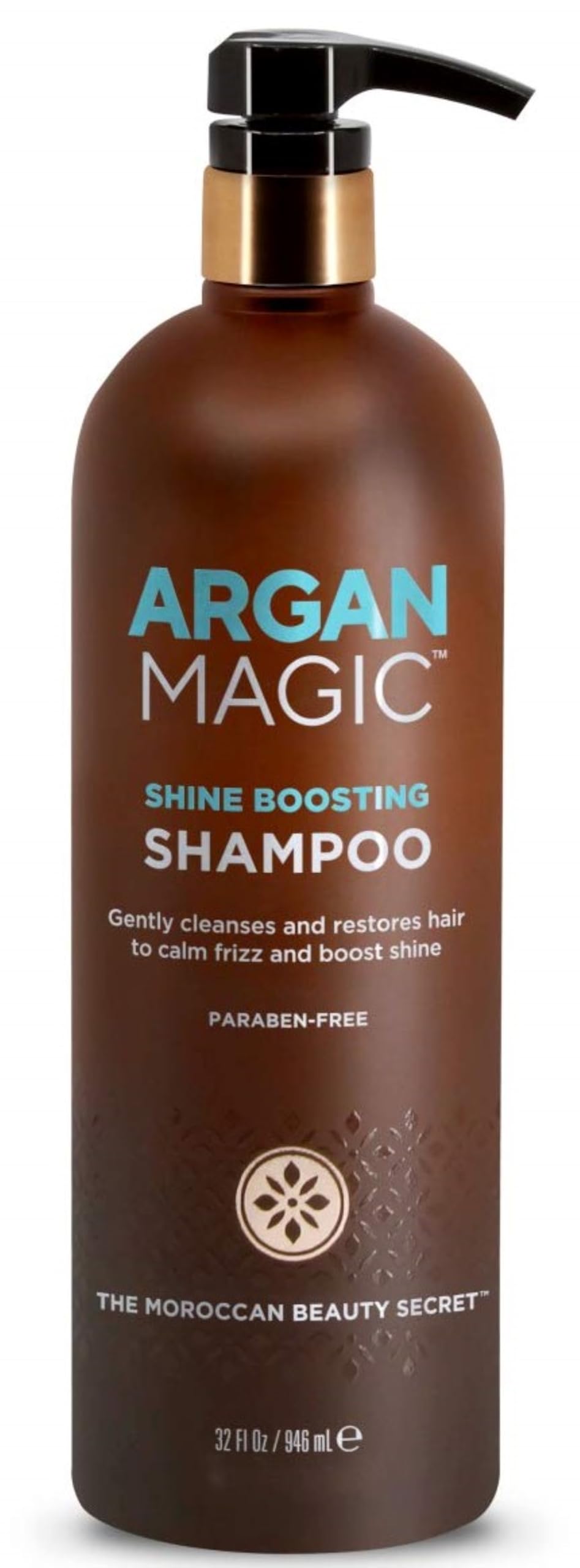 Argan Magic Shine Boosting Shampoo - Gently Cleanses and Restores Hair to Calm Frizz and Boost Shine | Made in USA, Paraben Free, Cruelty Free (1 Beauty & Personal Care Argan Magic