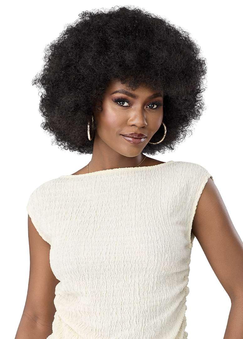 Outre Quick Weave Synthetic Half Wig - Kaia (BROWN GRAY 34)