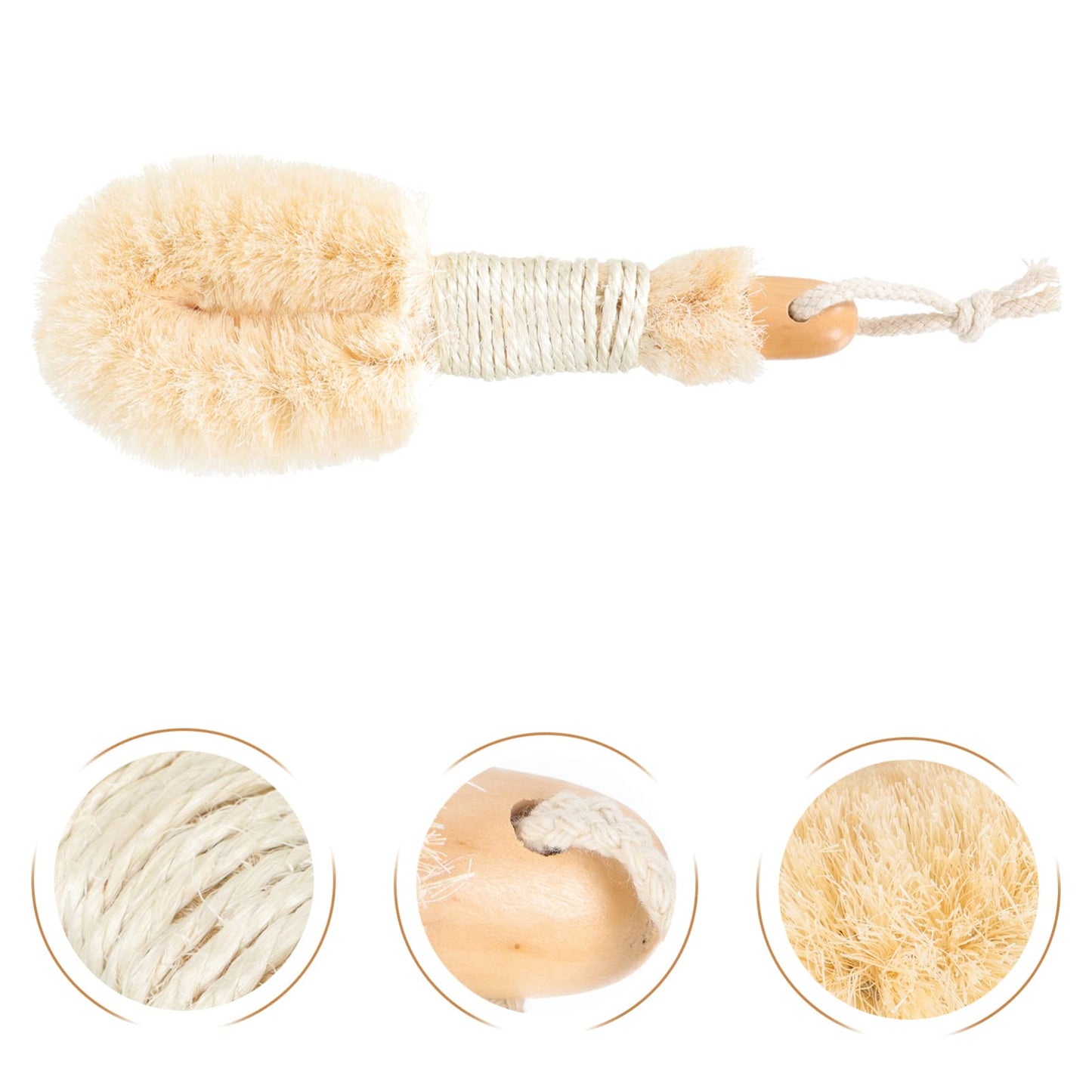 Bath Scrub Brush Plant Body Scrubber Lightweight Shower Exfoliating Brush with Comfortable Handle for Deep Cleansing and Skin Massage Beauty and Personal Care Beaupretty
