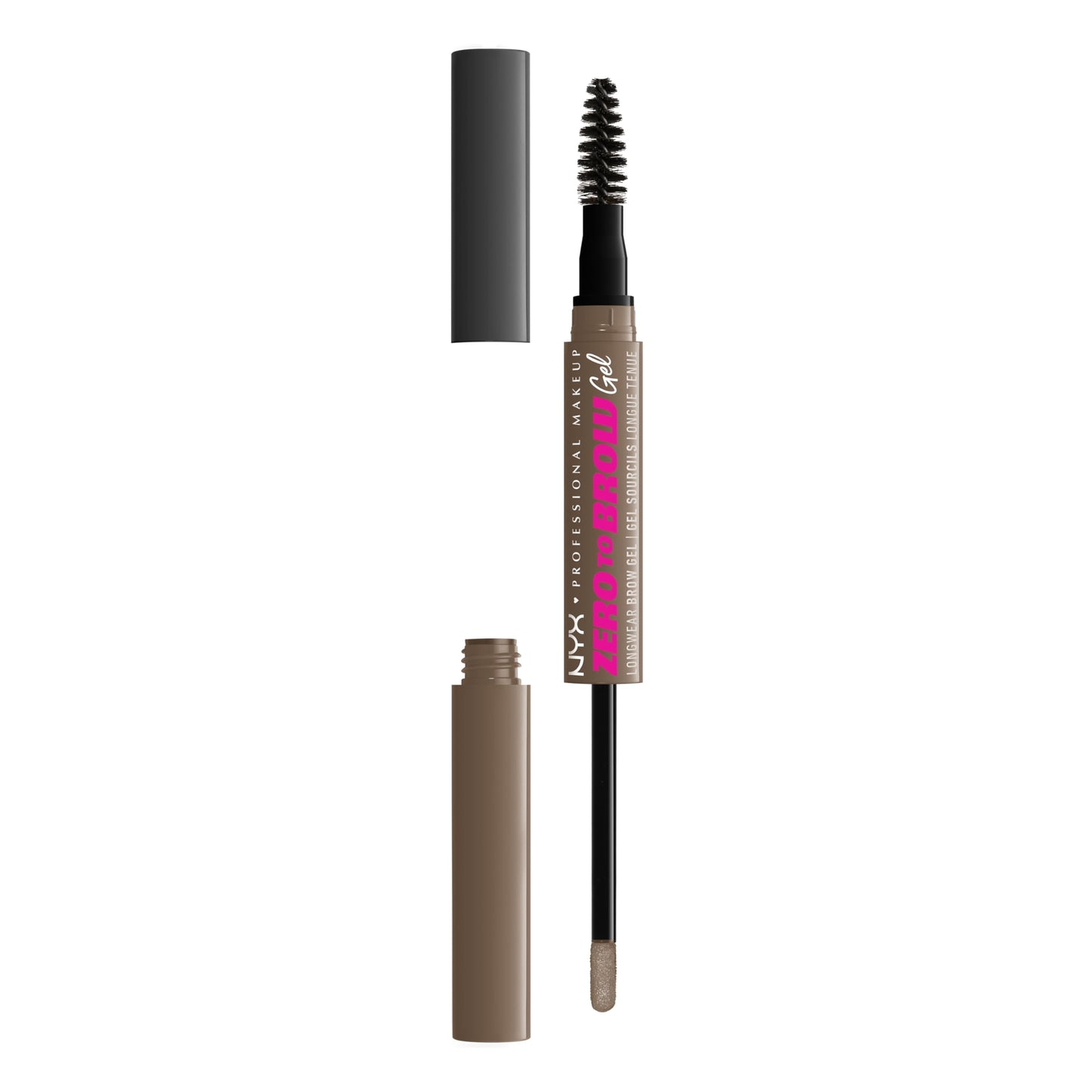 NYX PROFESSIONAL MAKEUP Zero to Brow, Longwear Eyebrow Gel, Ash Brown Beauty & Personal Care NYX PROFESSIONAL MAKEUP
