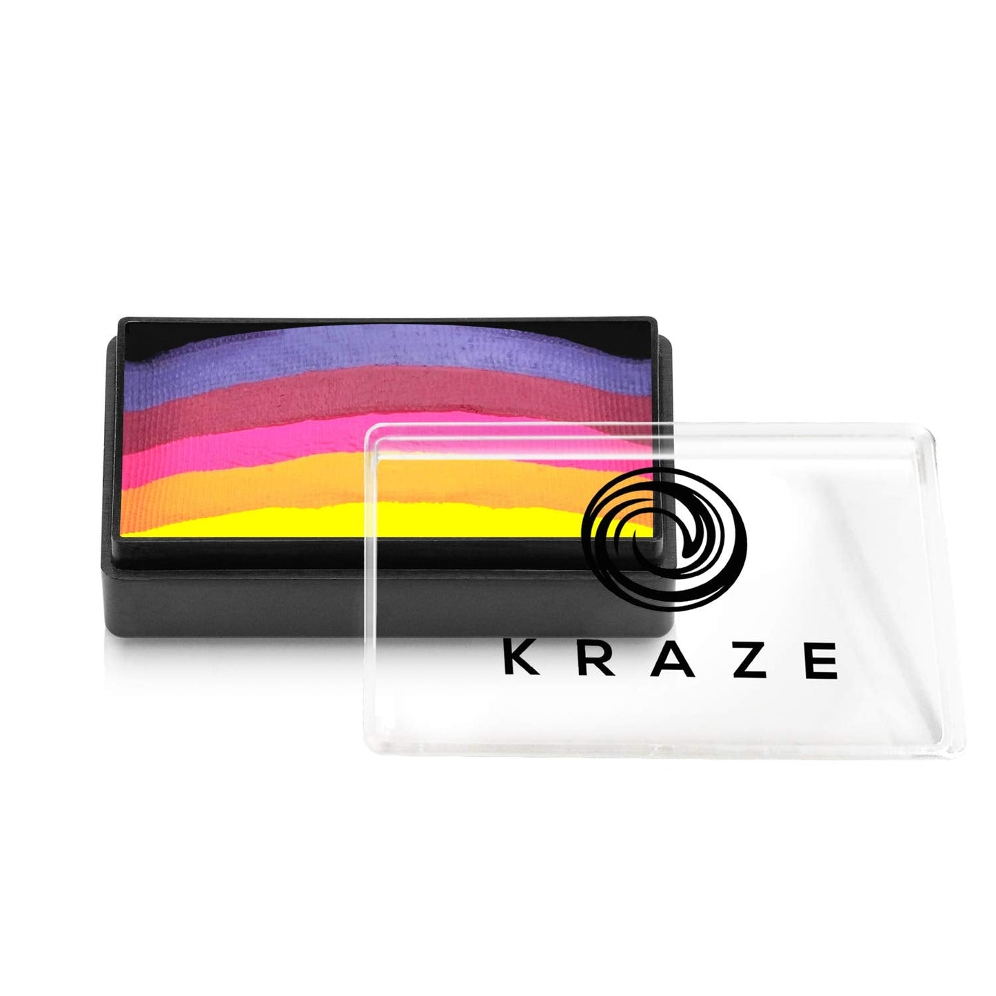 Kraze FX Dome Stroke - Royal Sunset (25 gm), Water Activated, Professional UV Glow Blacklight Reactive Face and Body Painting Rainbow Cakes Beauty & Personal Care Kraze FX