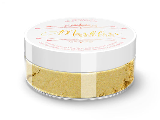 MARBLERS Fine Natural Mica Powder [Eggshell Yellow] 0.11oz (3g) | Highly Pigmented | Non-Toxic, Vegan, Cruelty-Free | Eyeshadow, Body Butter, Nail Beauty & Personal Care MARBLERS