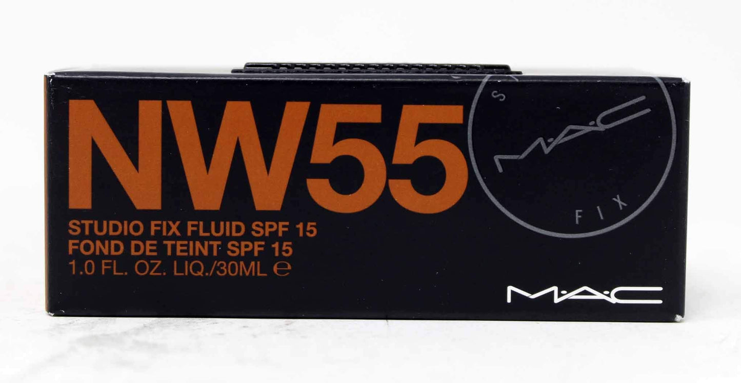 Mac Studio Fix Fluid Spf 15 Foundation Nw55 30ml/1 Oz Beauty & Personal Care MAC